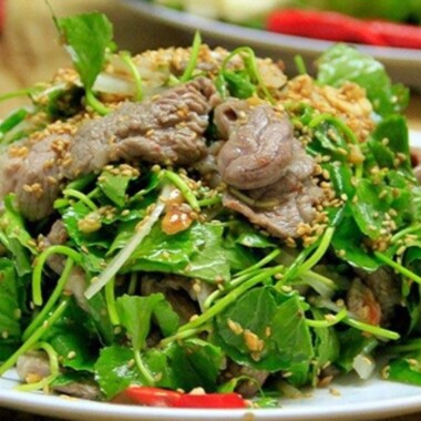 Gỏi bò rau má